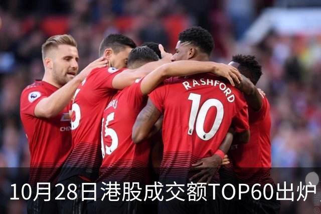 10月28日港股成交额TOP60出炉，腾讯控股、阿里巴巴-W、中芯国际、智谱、中际旭创等居前